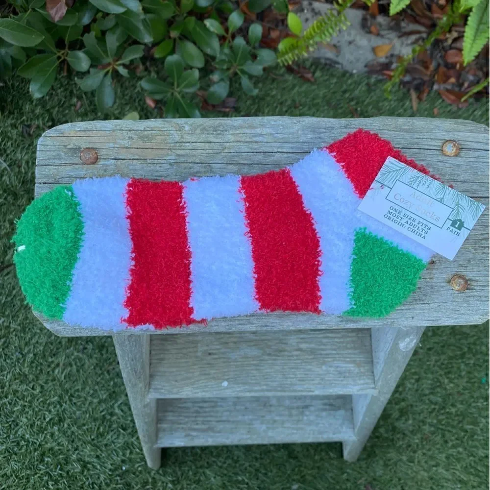 Topman Gingerbread Man Holiday & Unbranded Festive Cozy Socks. One Size. NWT
